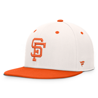 Men's Fanatics  Cream/Orange San Francisco Giants Heritage Ballpark Snapback Hat