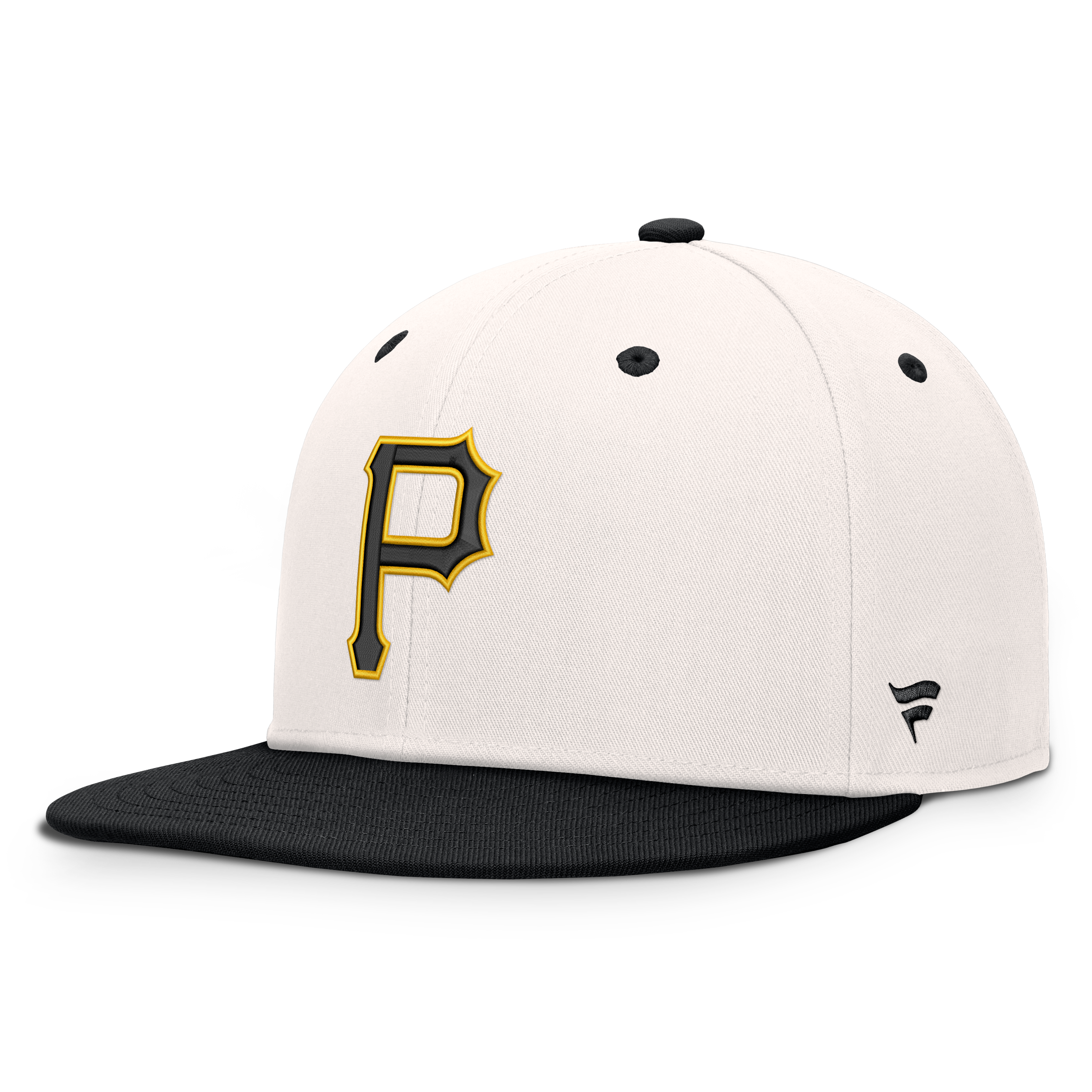 Men's Fanatics  Cream/Black Pittsburgh Pirates Heritage Ballpark Snapback Hat
