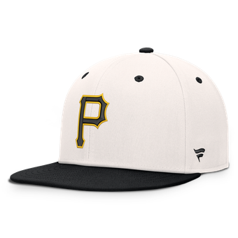 Men's Fanatics  Cream/Black Pittsburgh Pirates Heritage Ballpark Snapback Hat