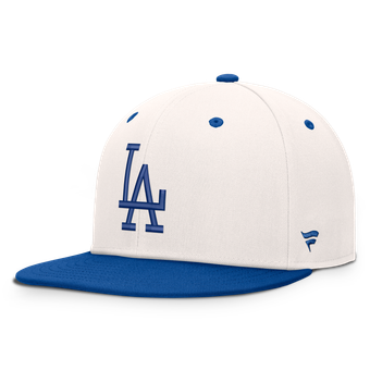 Men's Fanatics  Cream/Royal Los Angeles Dodgers Heritage Ballpark Snapback Hat
