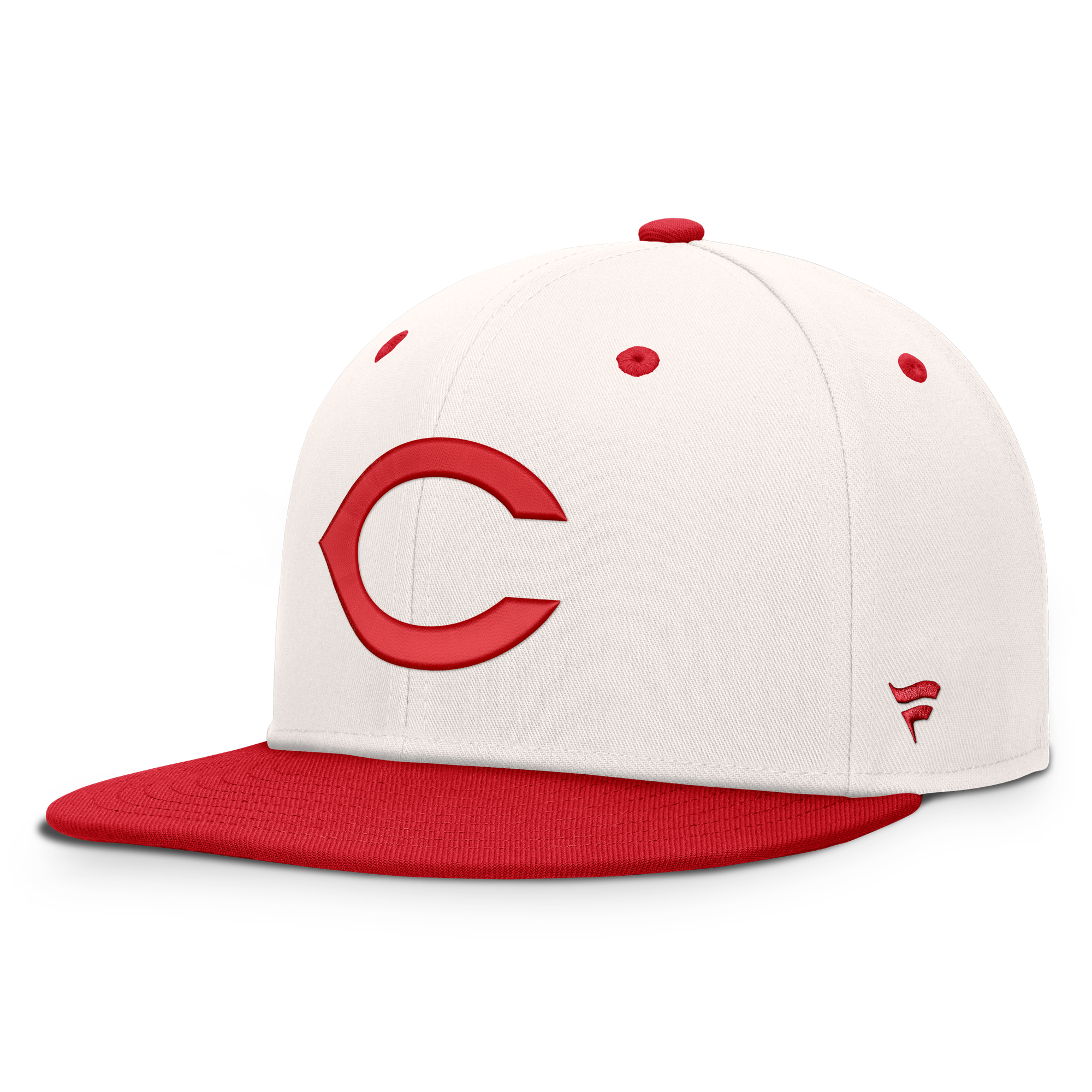 Men's Fanatics Cream/Red Cincinnati Reds Heritage Ballpark Snapback Hat