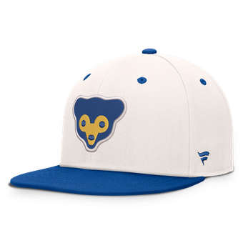 Men's Fanatics  Cream/Royal Chicago Cubs Heritage Ballpark Snapback Hat