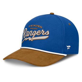 Men's Fanatics Royal Texas Rangers Heritage Concourse A-Frame Adjustable Hat
