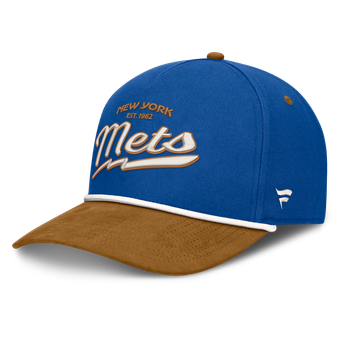 Men's Fanatics Royal New York Mets Heritage Concourse A-Frame Adjustable Hat