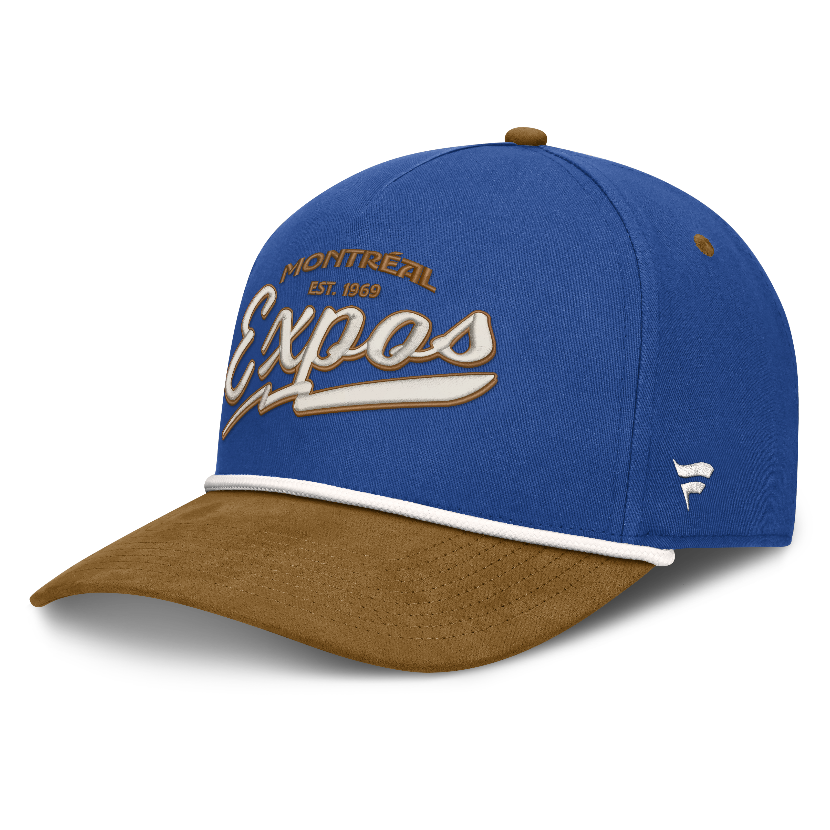 Men's Fanatics Royal Montreal Expos Heritage Concourse A-Frame Adjustable Hat