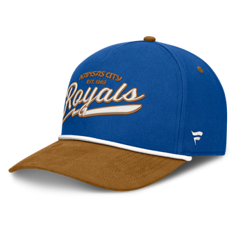 Men's Fanatics Royal Kansas City Royals Heritage Concourse A-Frame Adjustable Hat