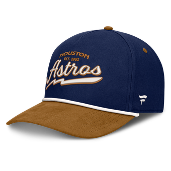 Men's Fanatics Navy Houston Astros Heritage Concourse A-Frame Adjustable Hat