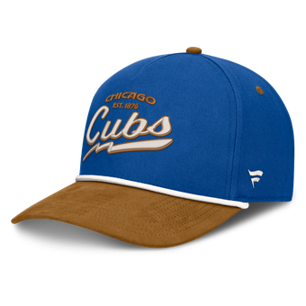 Men's Fanatics Royal Chicago Cubs Heritage Concourse A-Frame Adjustable Hat