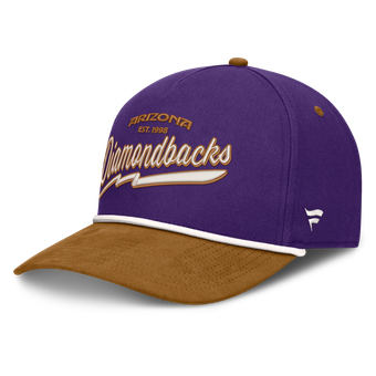 Men's Fanatics Purple Arizona Diamondbacks Heritage Concourse A-Frame Adjustable Hat