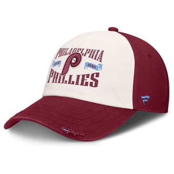 Men's Fanatics Burgundy/Cream Philadelphia Phillies Heritage Scar Adjustable Hat