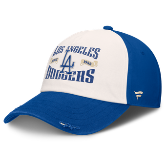 Men's Fanatics Royal/Cream Los Angeles Dodgers Heritage Scar Adjustable Hat
