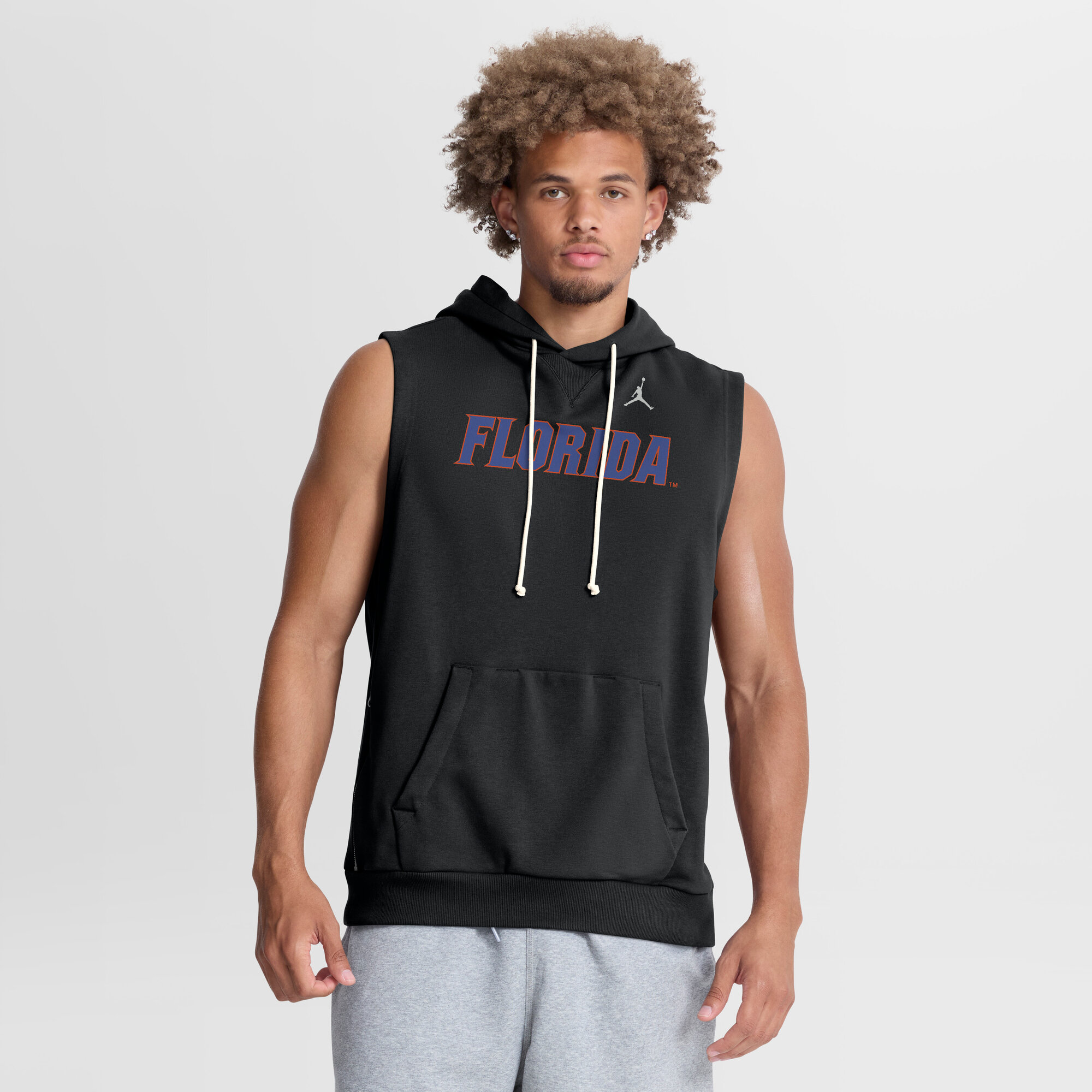 Men's Jordan Brand  Black Florida Gators 2026 Sideline Sleeveless Dri-FIT Hoodie
