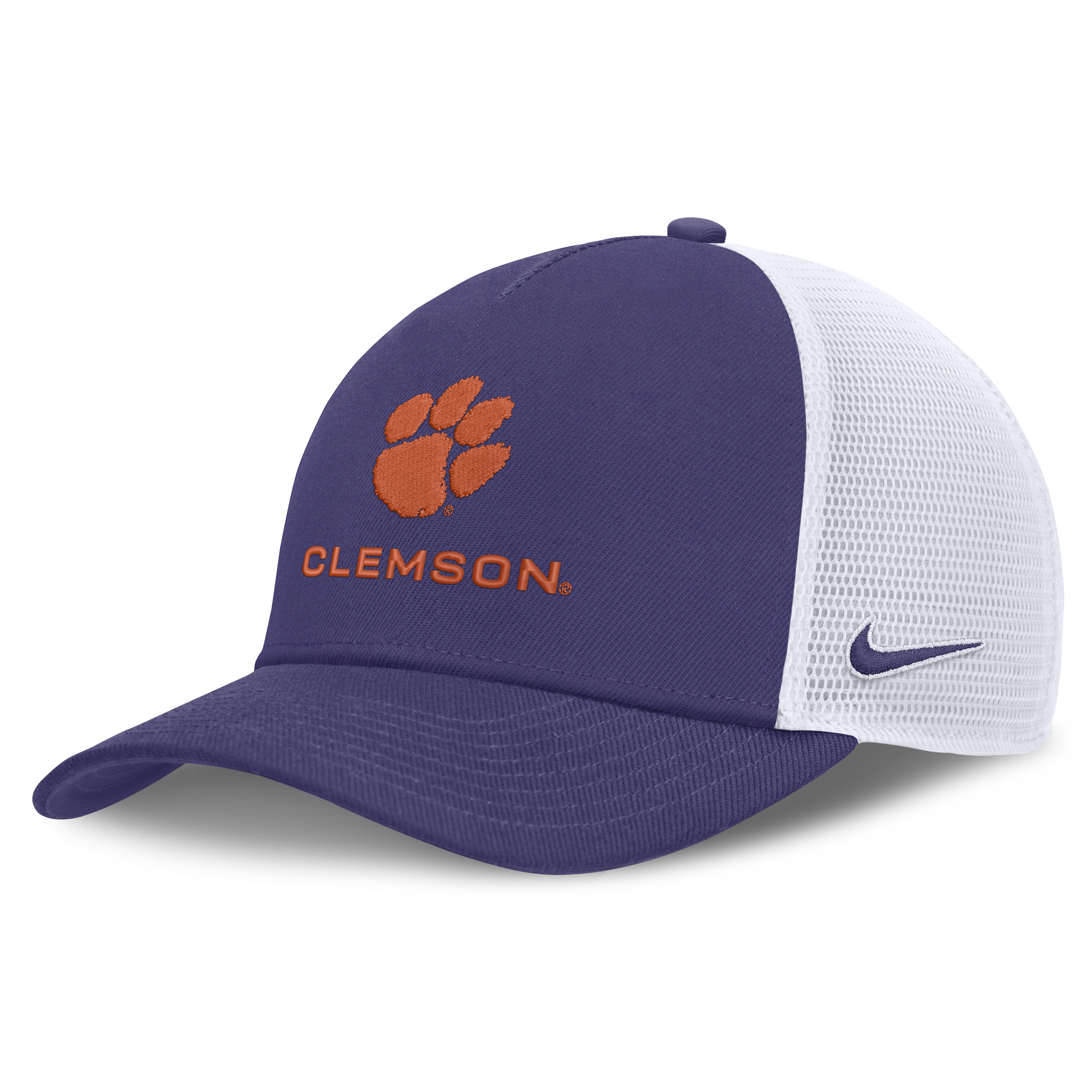 Unisex Nike Purple Clemson Tigers 2026 On-Field Gameday Trucker Hat