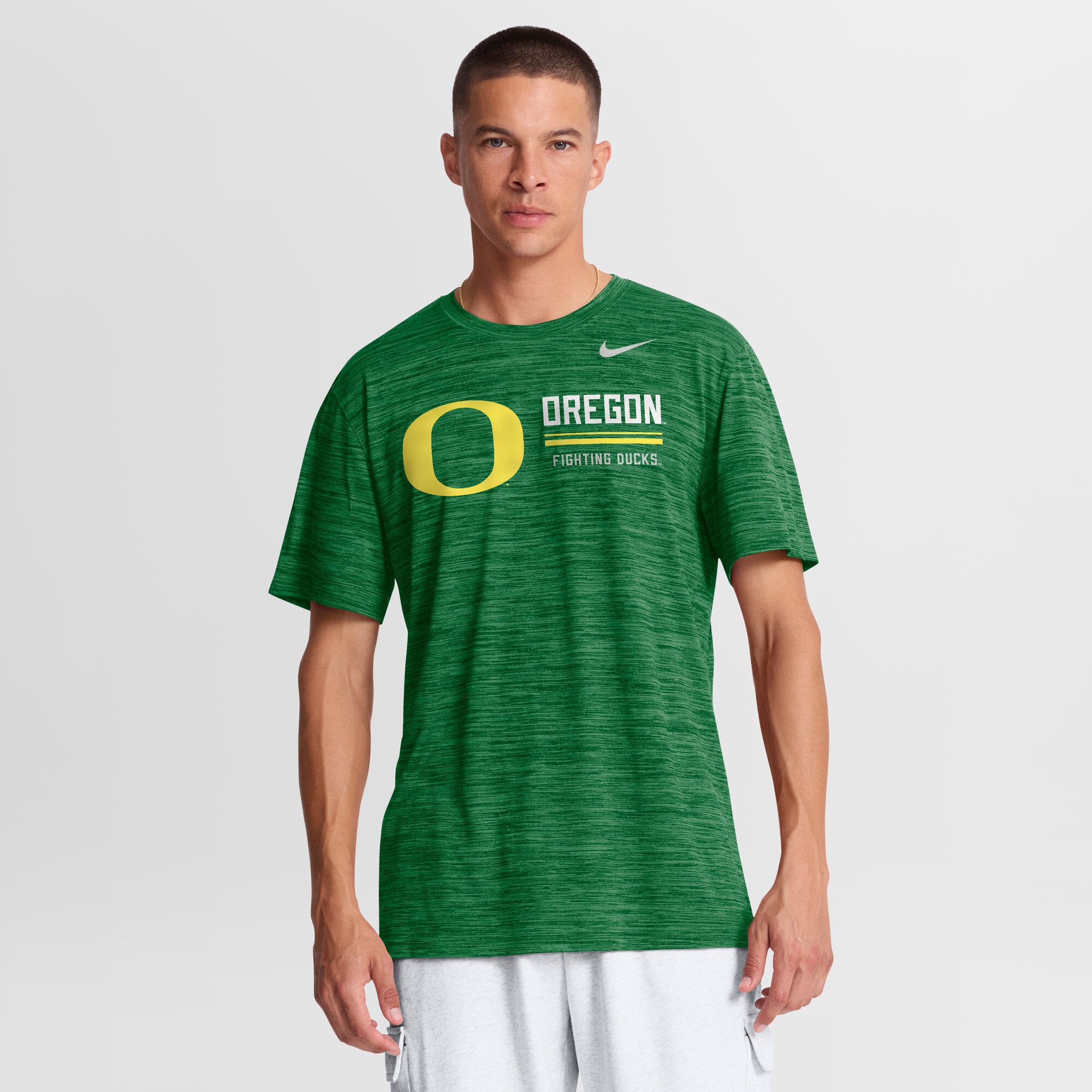 Men's Nike Green Oregon Ducks Sideline Velocity Dri-FIT T-Shirt