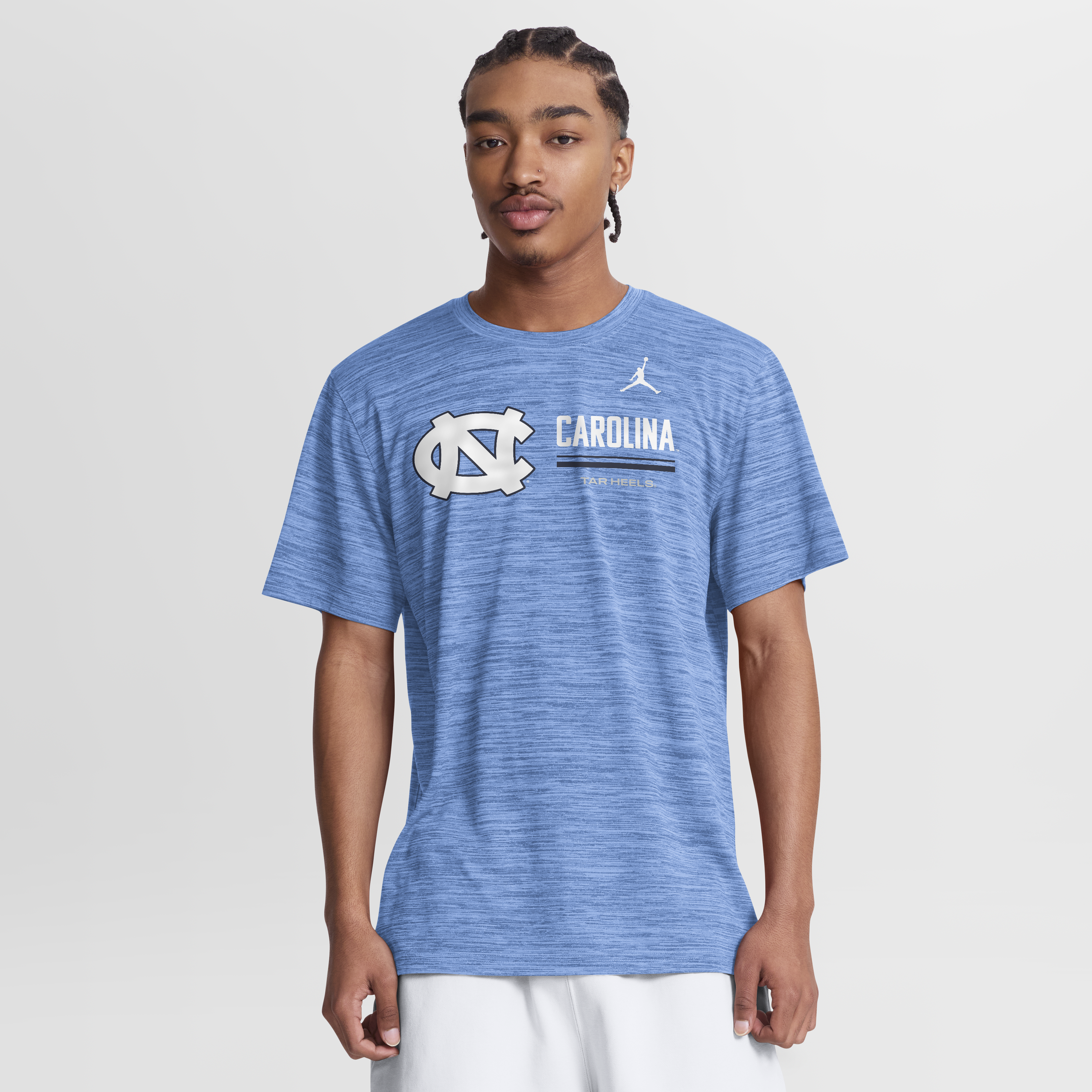 Men's Jordan Brand Carolina Blue North Carolina Tar Heels Sideline Velocity Dri-FIT T-Shirt