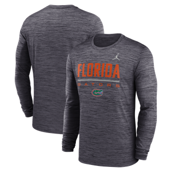 Men's Jordan Brand Black Florida Gators Sideline Velocity Dri-FIT Long Sleeve T-Shirt
