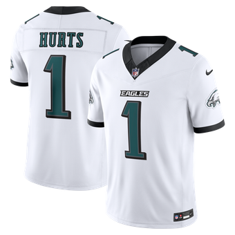 Men's Nike Jalen Hurts White Philadelphia Eagles Vapor F.U.S.E. Stitched Limited Jersey