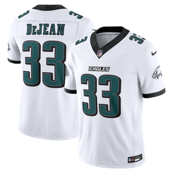 Men's Nike Cooper DeJean White Philadelphia Eagles Vapor F.U.S.E. Stitched Limited Jersey