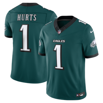 Men's Nike Jalen Hurts Midnight Green Philadelphia Eagles Team Vapor F.U.S.E. Stitched Limited Jersey