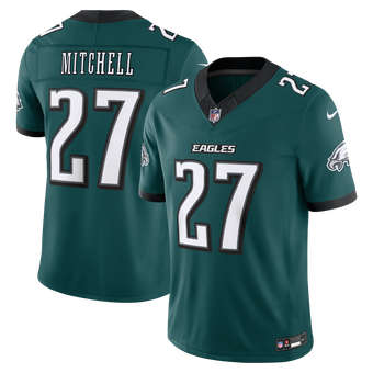 Men's Nike Quinyon Mitchell Midnight Green Philadelphia Eagles Team Vapor F.U.S.E. Stitched Limited Jersey