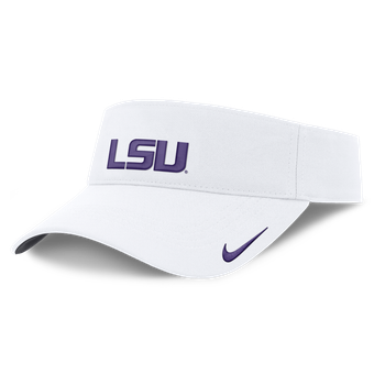 Unisex Nike White LSU Tigers 2026 On-Field Ace Adjustable Visor