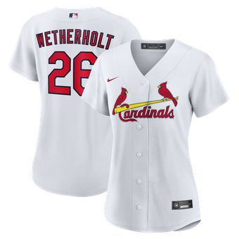 Women's Nike JJ Wetherholt White St. Louis Cardinals Home Replica Jersey