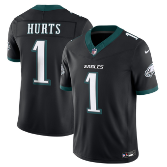 Men's Nike Jalen Hurts Black Philadelphia Eagles Alternate Vapor F.U.S.E. Stitched Limited Jersey