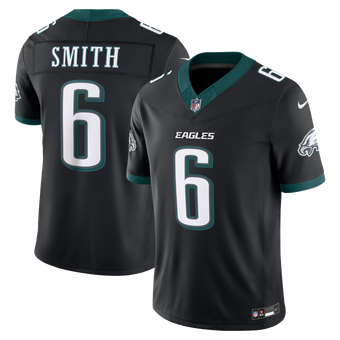 Men's Nike DeVonta Smith Black Philadelphia Eagles Alternate Vapor F.U.S.E. Stitched Limited Jersey
