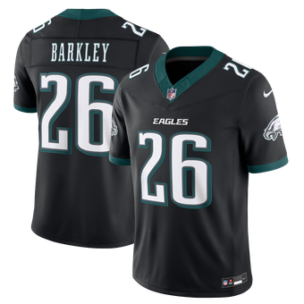 Men's Nike Saquon Barkley Black Philadelphia Eagles Alternate Vapor F.U.S.E. Stitched Limited Jersey