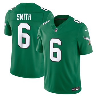Men's Nike DeVonta Smith Kelly Green Philadelphia Eagles Alternate Vapor F.U.S.E. Stitched Limited Jersey