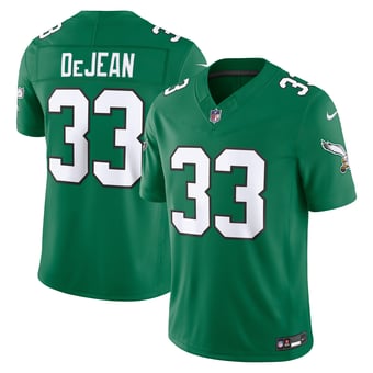 Men's Nike Cooper DeJean Kelly Green Philadelphia Eagles Alternate Vapor F.U.S.E. Stitched Limited Jersey