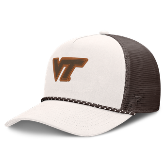 Men's Fanatics Natural Virginia Tech Hokies Bronco Trucker Adjustable Hat