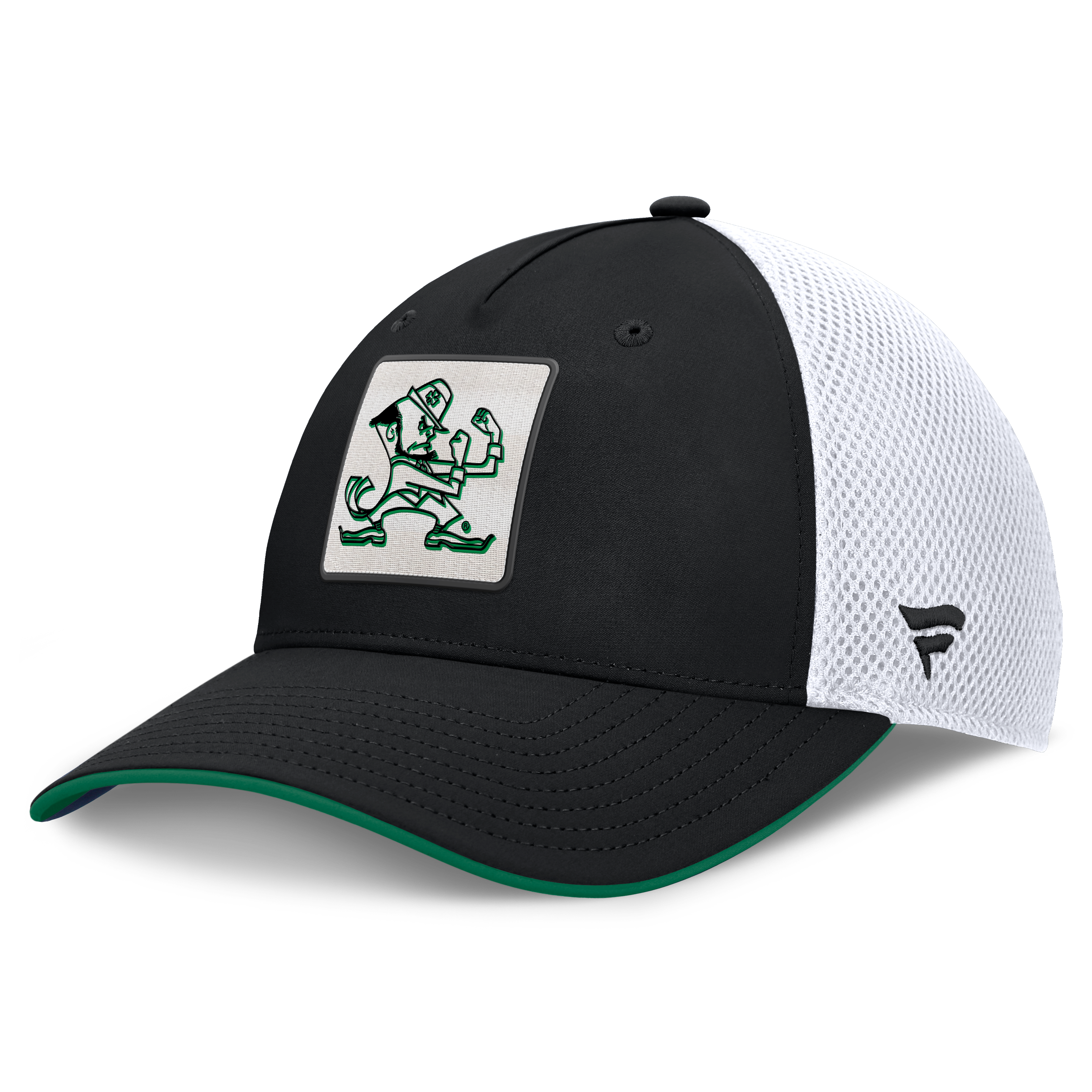 Men's Fanatics Black Notre Dame Fighting Irish 5-Panel Matter Flex Hat