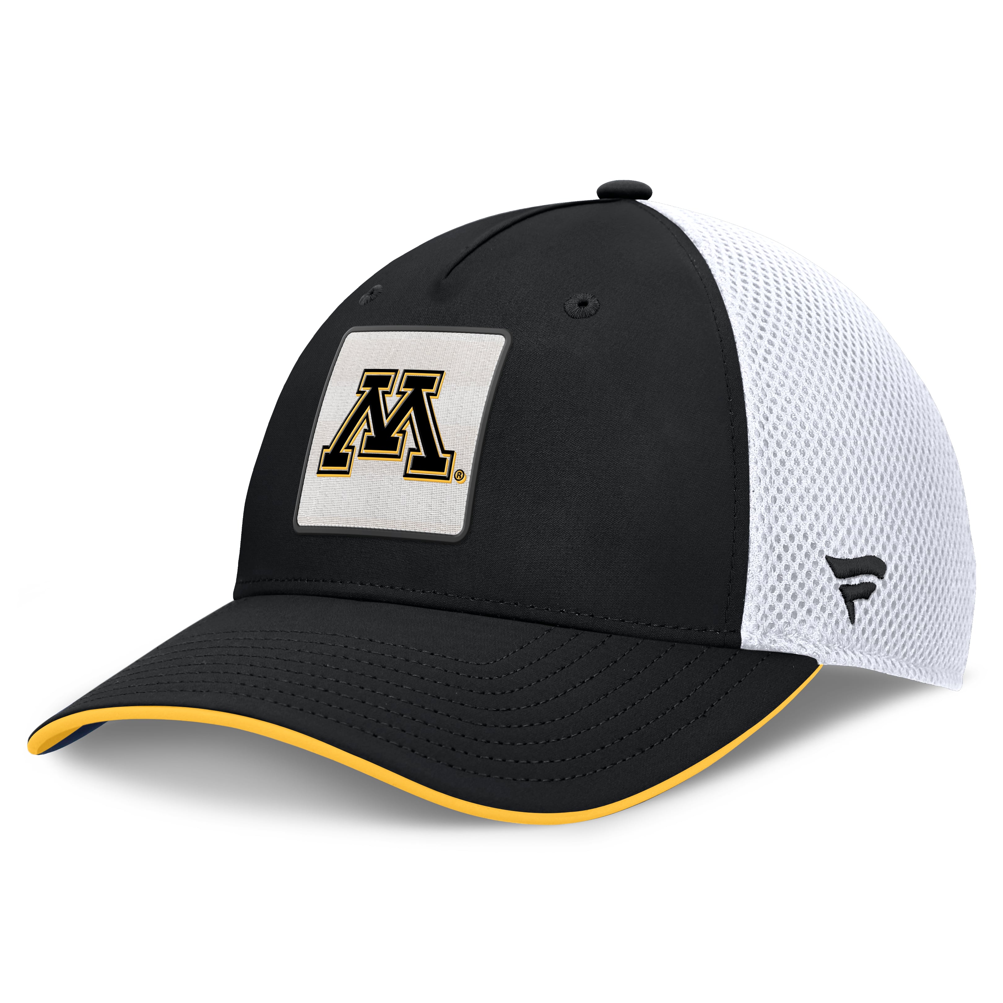 Men's Fanatics  Black Minnesota Golden Gophers 5-Panel Matter Flex Hat