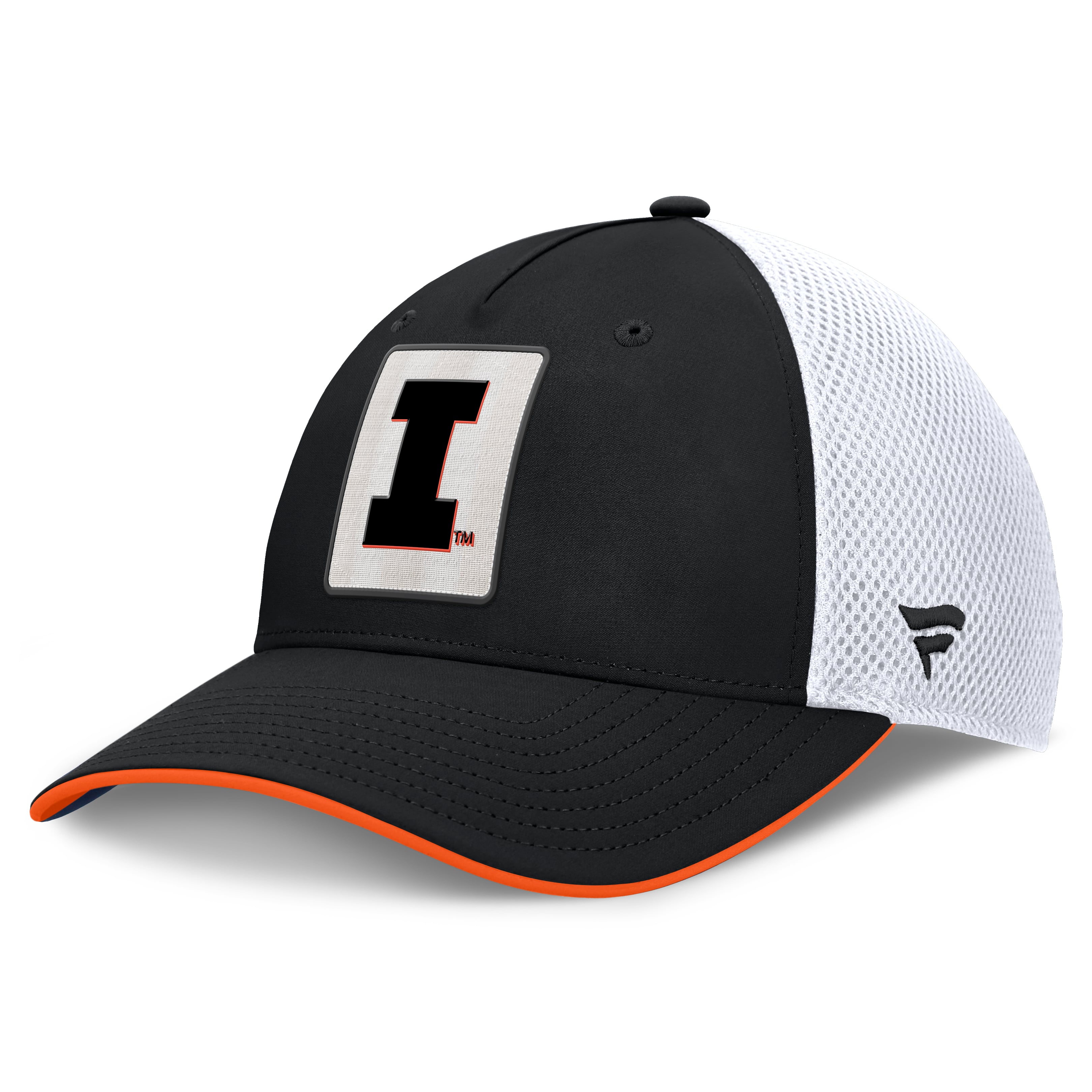 Men's Fanatics  Black Illinois Fighting Illini 5-Panel Matter Flex Hat
