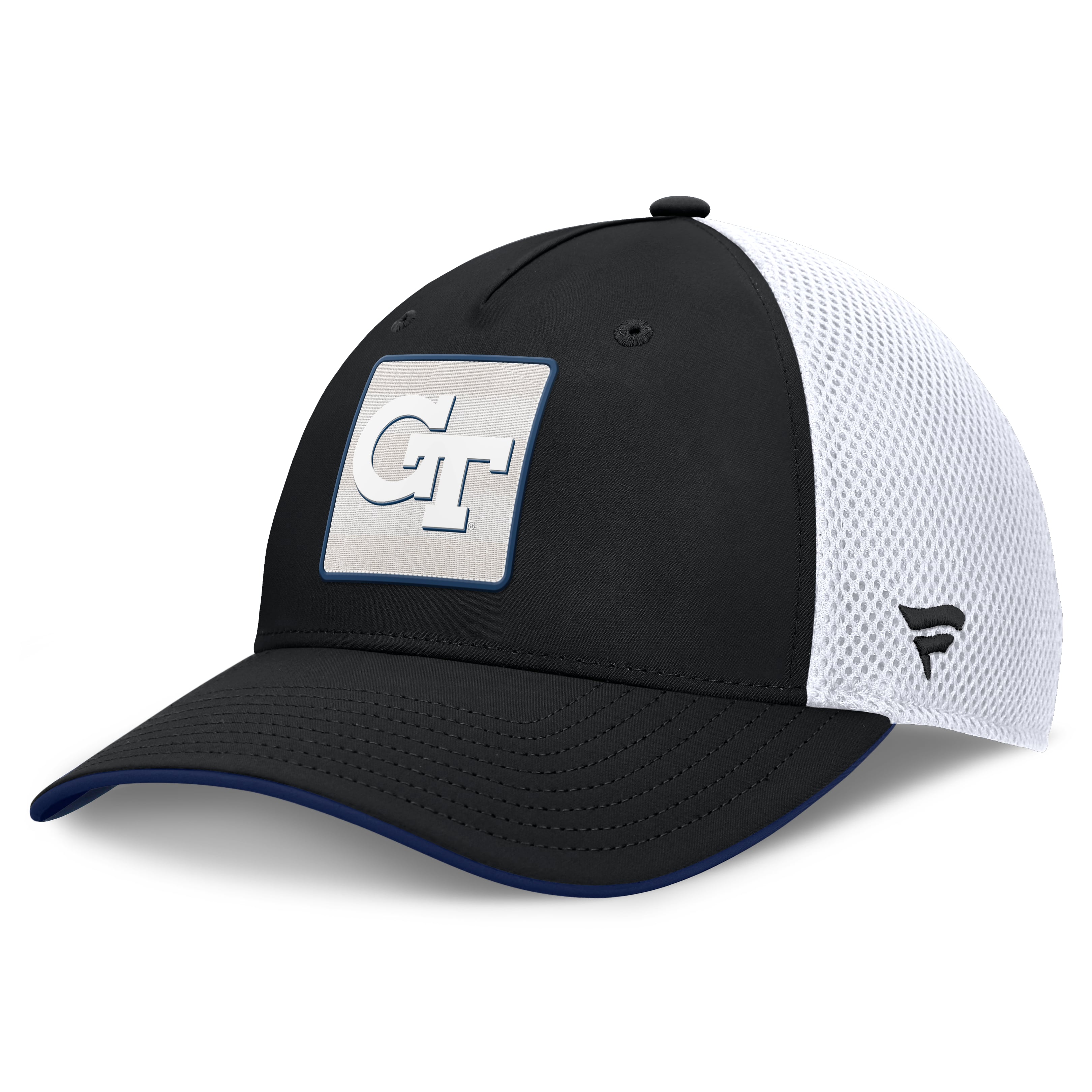Men's Fanatics  Black Georgia Tech Yellow Jackets 5-Panel Matter Flex Hat
