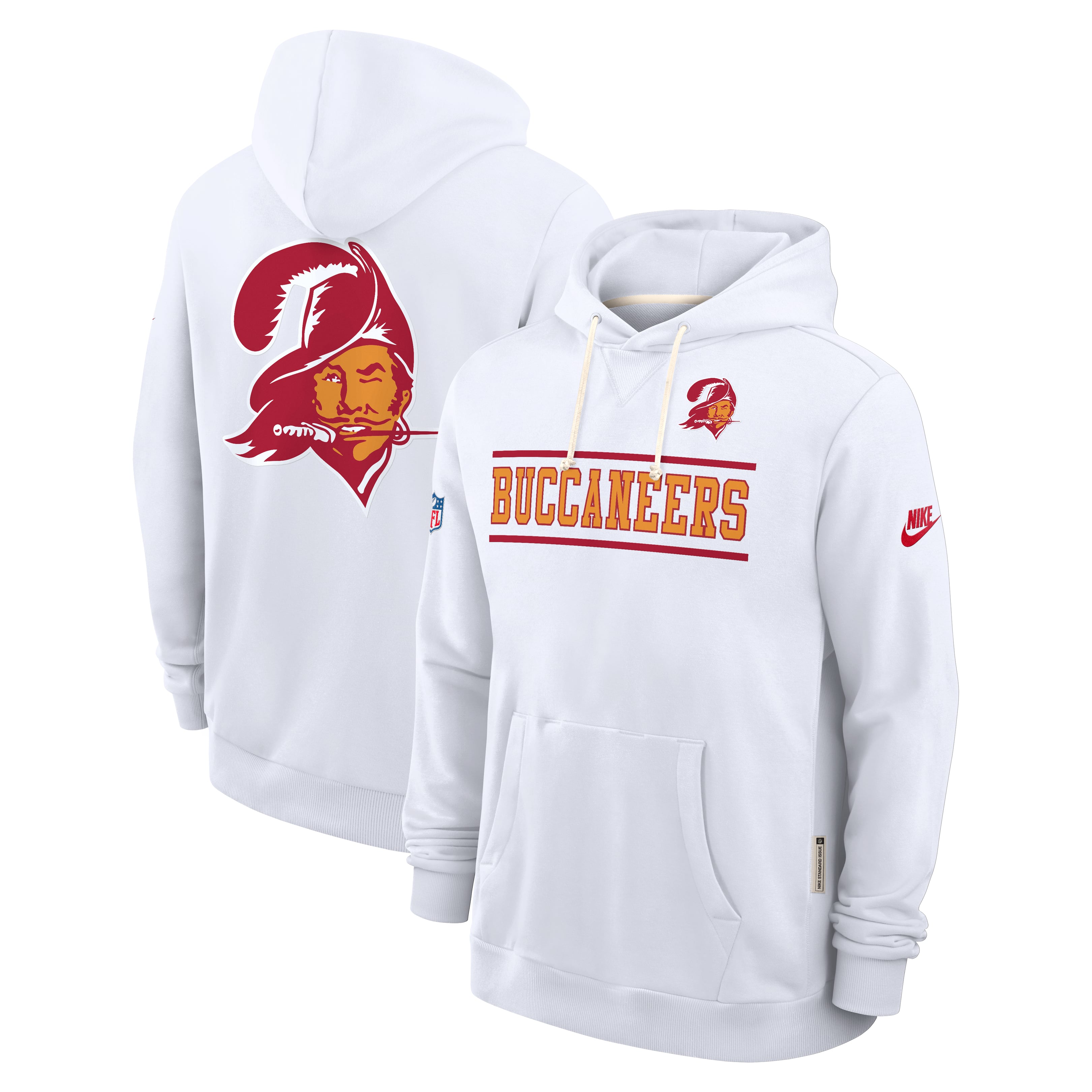 Men's Nike White Tampa Bay Buccaneers Alt Sideline Standard Issue Dri-FIT Hoodie
