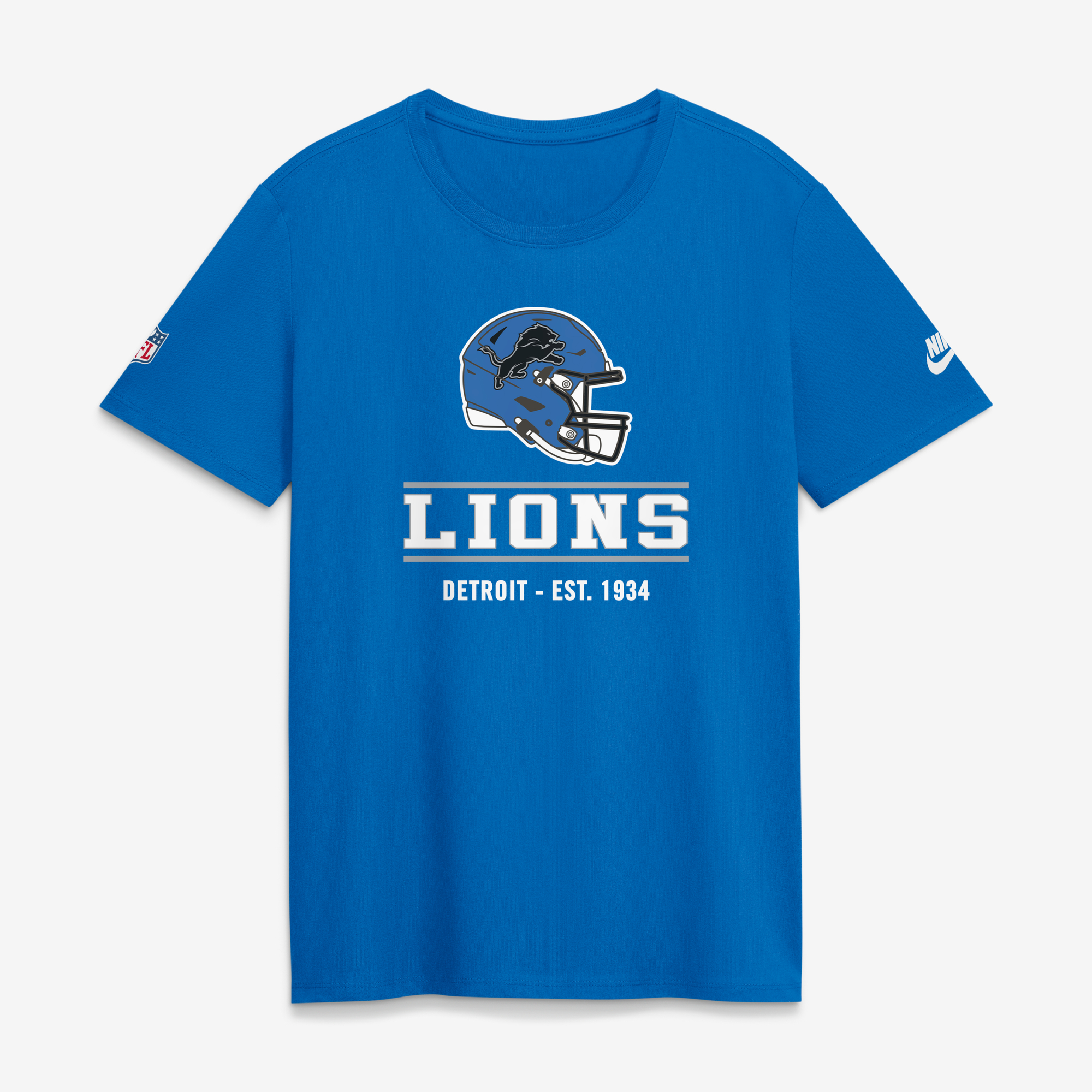 Women's Nike Blue Detroit Lions Sideline Alt Dri-FIT T-Shirt