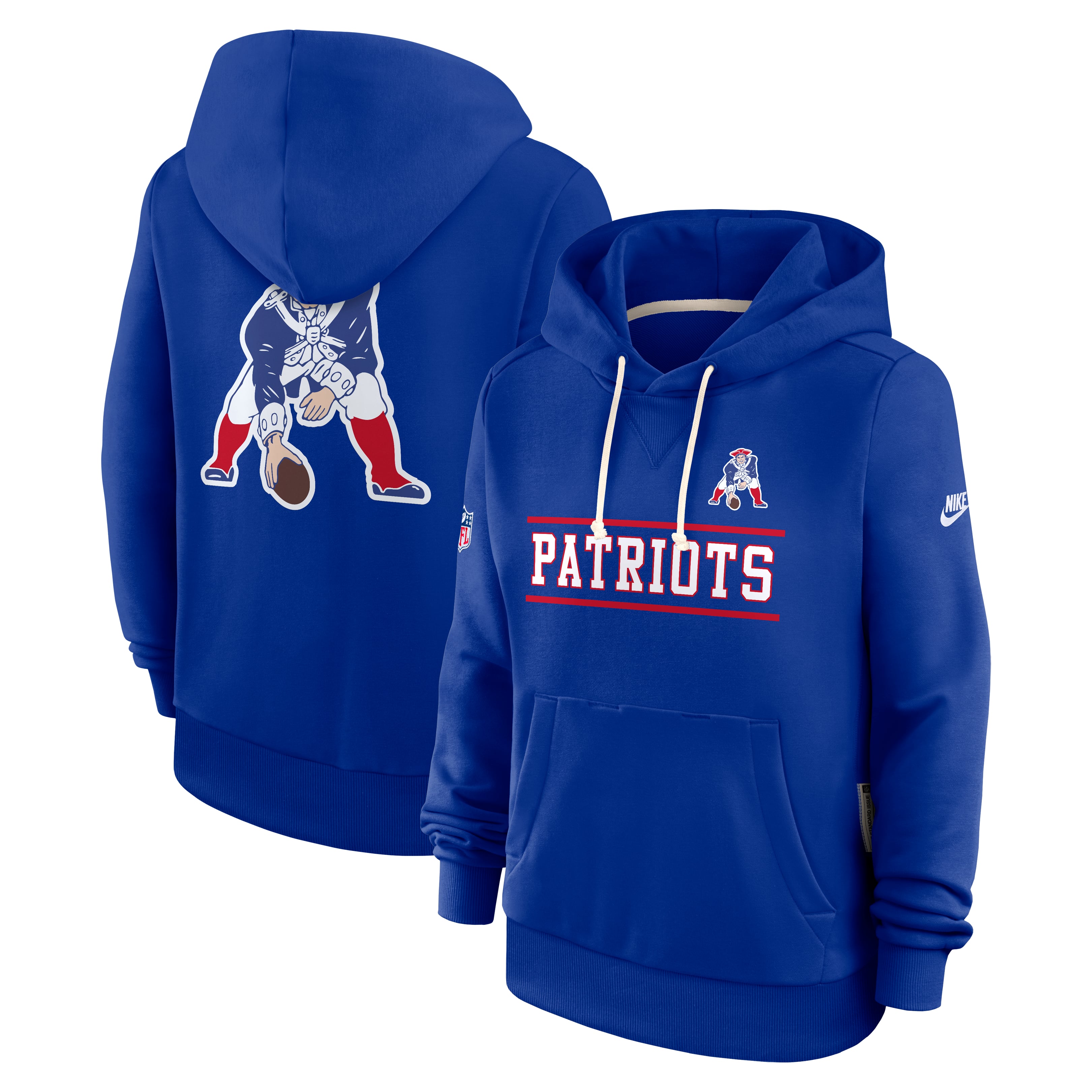 Women's Nike  Royal New England Patriots Sideline Standard Issue Alternate Dri-FIT Hoodie