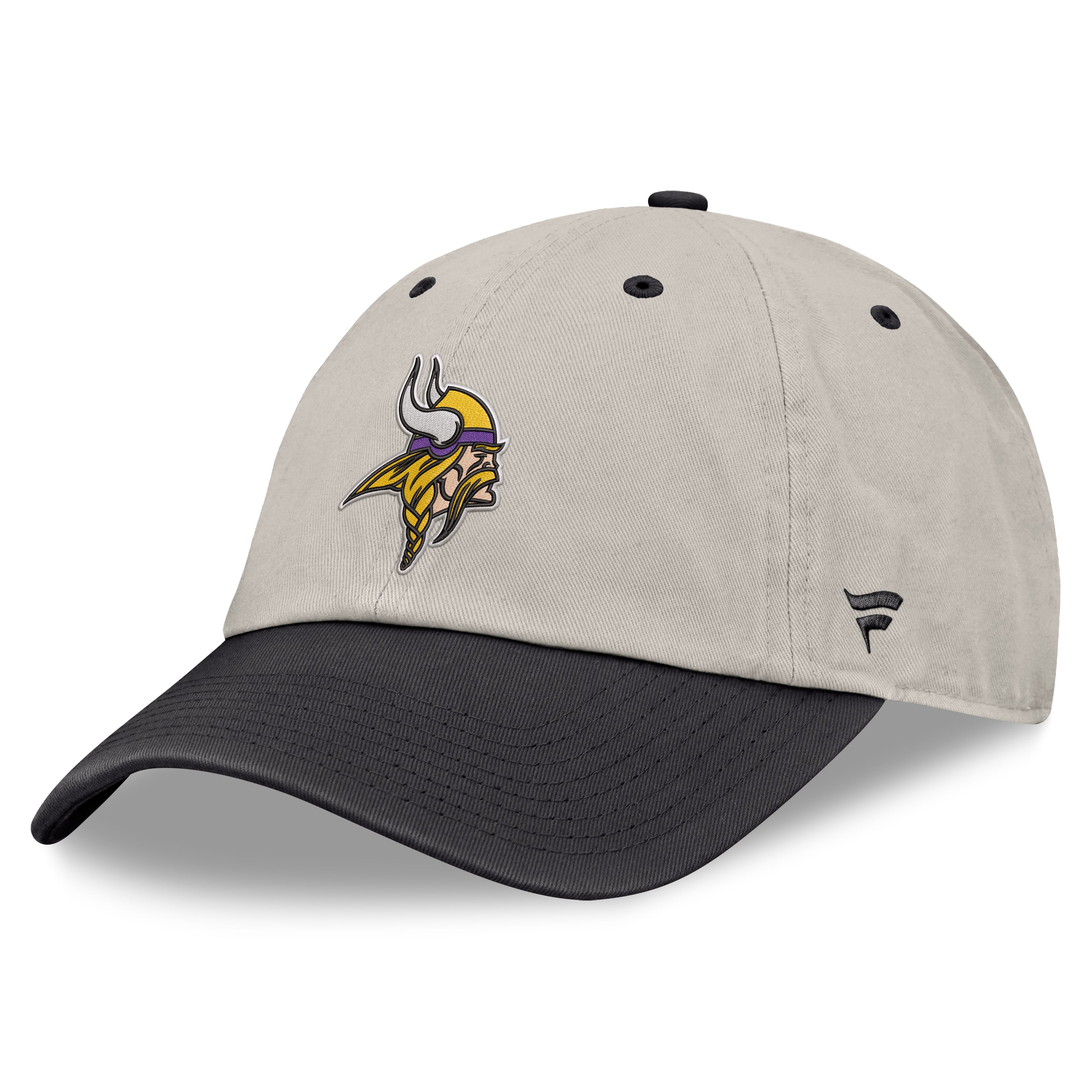 Men's Fanatics Gray/Charcoal Minnesota Vikings Frame Adjustable Hat