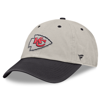 Men's Fanatics Beige/Charcoal Kansas City Chiefs Frame Adjustable Hat
