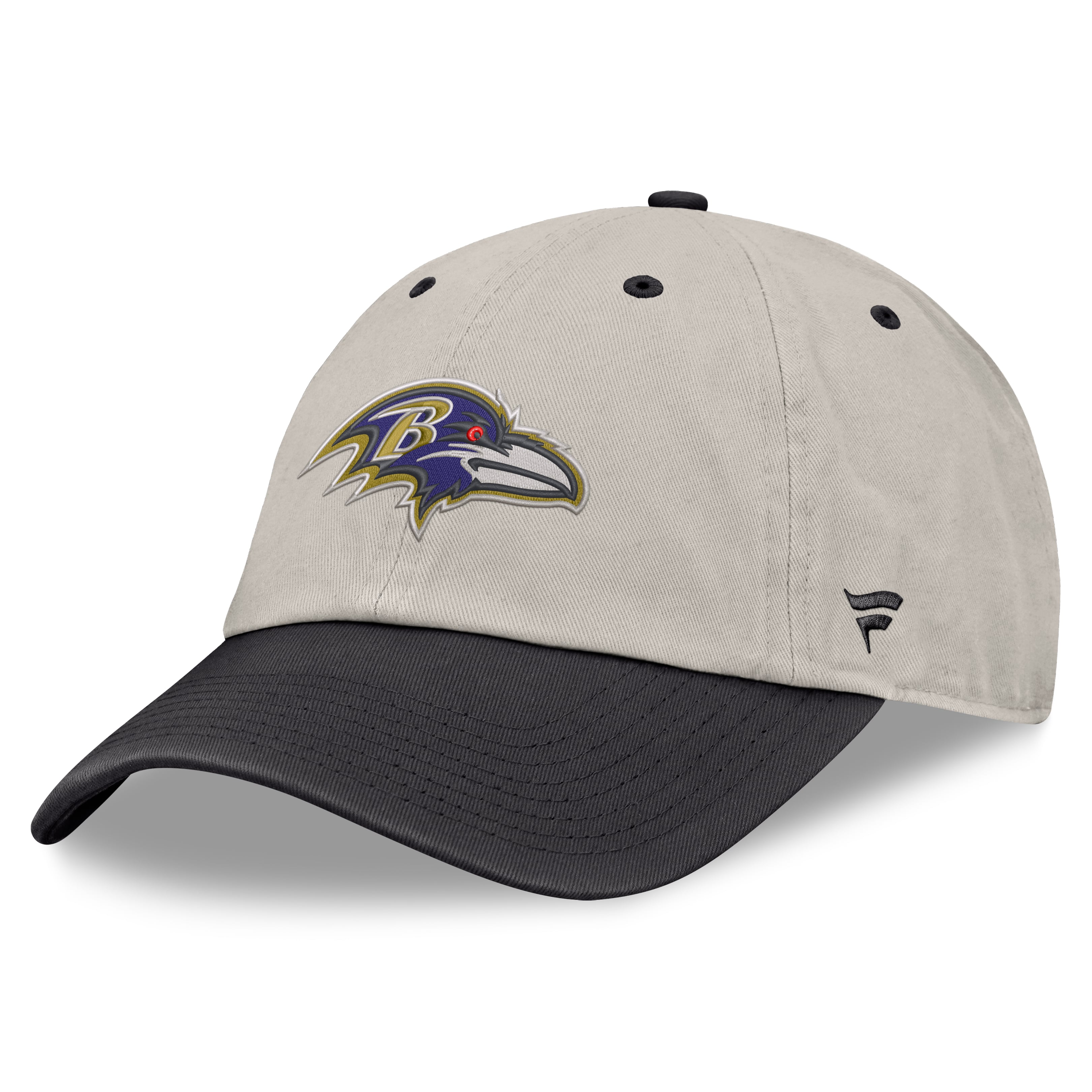 Men's Fanatics Gray/Charcoal Baltimore Ravens Frame Adjustable Hat