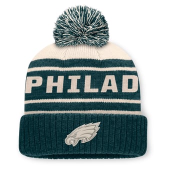 Men's Fanatics Midnight Green Philadelphia Eagles Cuffed Knit Hat with Pom