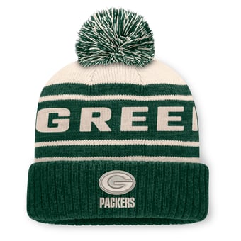 Men's Fanatics Green Green Bay Packers Cuffed Knit Hat with Pom