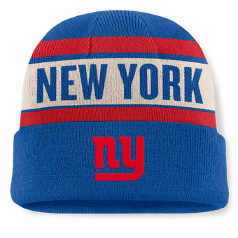 Men's Fanatics Royal New York Giants Chip Pass Cuffed Knit Hat