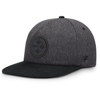 Men's Fanatics Heather Gray/Charcoal Pittsburgh Steelers Clear Away Golfer Adjustable Hat