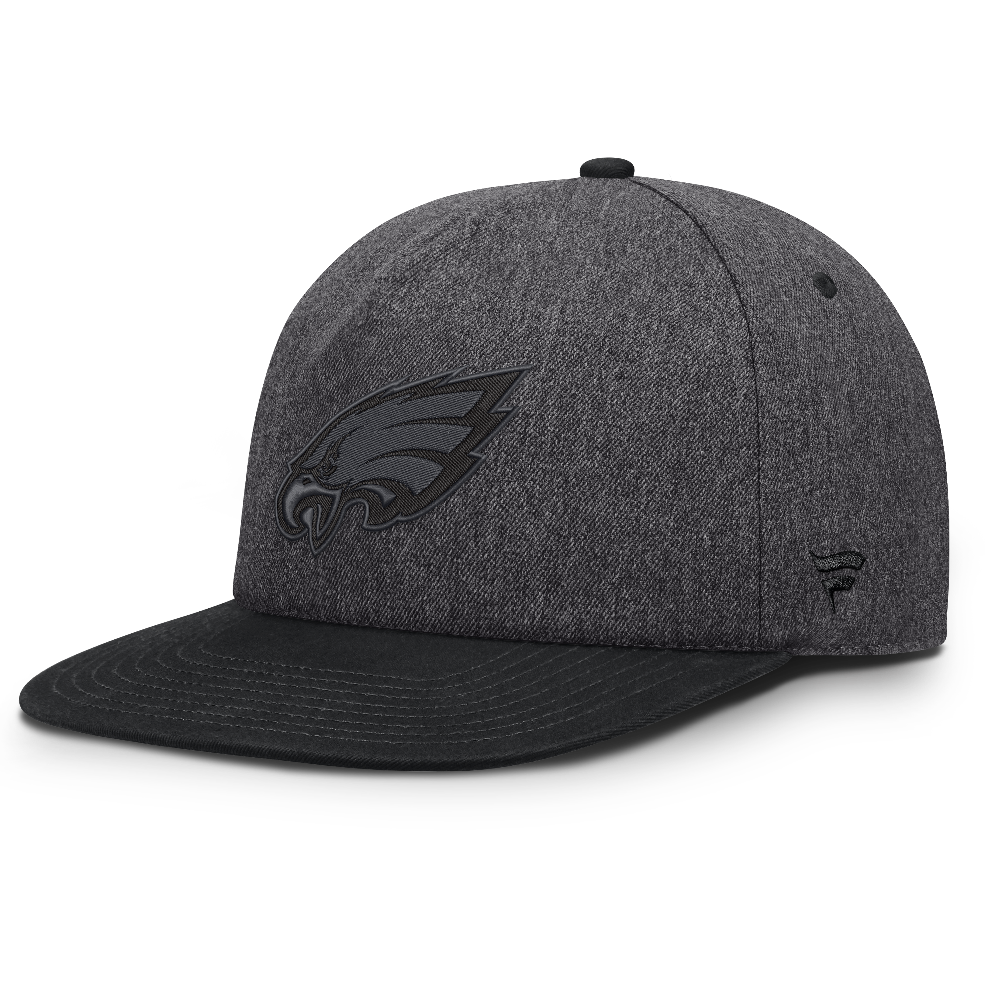Men's Fanatics Heather Gray/Charcoal Philadelphia Eagles Clear Away Golfer Adjustable Hat