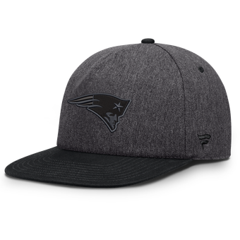Men's Fanatics Heather Gray/Charcoal New England Patriots Clear Away Golfer Adjustable Hat