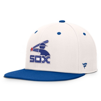 Men's Fanatics  Cream/Royal Chicago White Sox Heritage Ballpark Snapback Hat