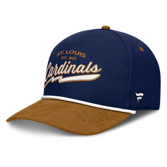 Men's Fanatics Navy St. Louis Cardinals Heritage Concourse A-Frame Adjustable Hat